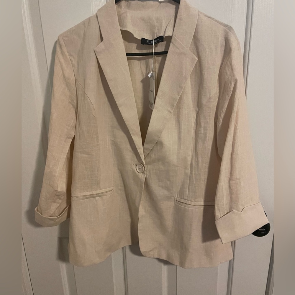 Linen blazer